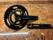 Shimano GRX FC-RX810-2 11-Speed 48/31 Teeth Double Crankset for Bikes - Black