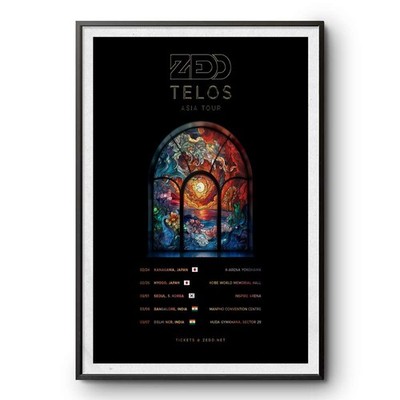 Zedd Telos Asia 2025 Tour Poster