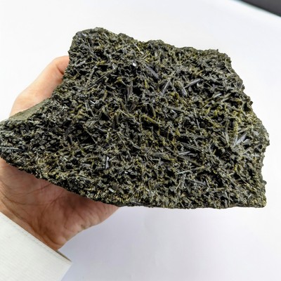 Green Epidote Cluster, Spray Formation Structure, From Pakistan, 612 Grams