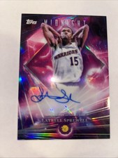 2025-26 Topps Midnight - Dark Matter Autographs Latrell Sprewell #DMA-LS (AU)
