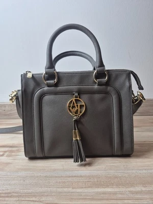 Sac à main Armani Jeans femme gris anthracite – porté main & bandoulière – très - Photo 1/4