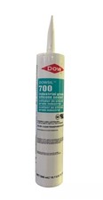DOW 700 Clear Industrial Grade Silicone Sealant 300ml. tube