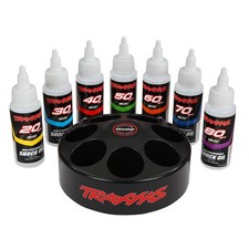 Traxxas 5038X - Shock Oil Set & Spinning Carousel Rack