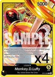 Monkey.D.Luffy OP15-098 Leader Adventure on Kami's Island One Piece TCG