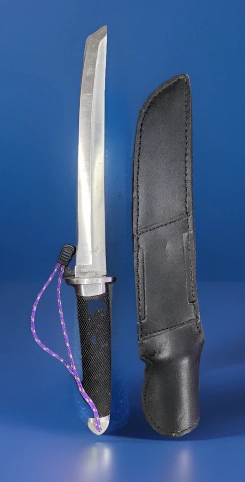 Vintage Cold Steel Magnum Tanto II Fixed Blade Knife 7-1/2" Blade made in Japan - Image 2 of 4