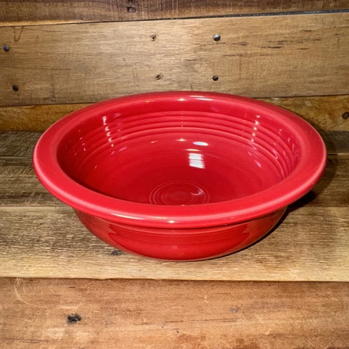 Fiesta~ Fiestaware Scarlet Red Vegetable Bowl 8”  Serving Dish