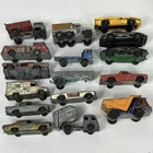Vtg Matchbox Series Rolamatics Lot Ambulance Fire Pumper Dump Ton Tipper Truck