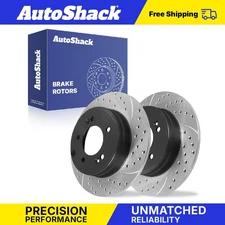 Rear Drilled Slotted Brake Rotors for Hyundai Sonata Tucson Kia Optima