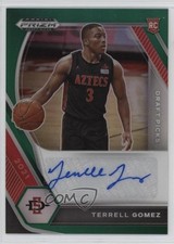 2021-22 Panini Prizm Draft Picks Green Terrell Gomez #DP-TGO Auto 0o4t