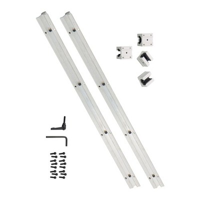2 Pack SBR16-700mm Linear Bearings and 4PCS SBR16UU Carriage Bearing Blocks
