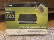 2009 NIB D-Link DGS-2205 5-Port 10/100/1000 Gigabit Desktop Switch Sealed NOS
