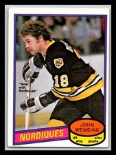 1980-81 O-Pee-Chee #390 John Wensink