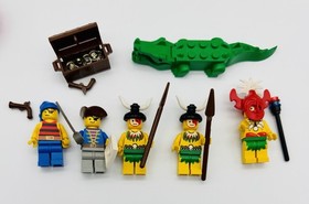Lego 6262 King Kahuka&rsquo;s Throne Pirates & 1492 Instructions & 1492 Battle Cove