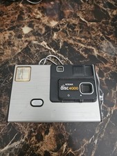 Vintage Kodak Disc 4000 Camera 1980s Silver Compact Film Camera Collector's Item