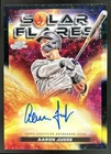 2024 Topps Cosmic Chrome Aaron Judge Solar Flare Auto Black Refractor #/10