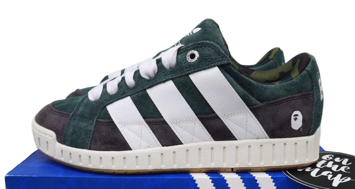 Adidas x BAPE A Bathing Ape N LWST Lawsuit Shadow Green UK 10 US