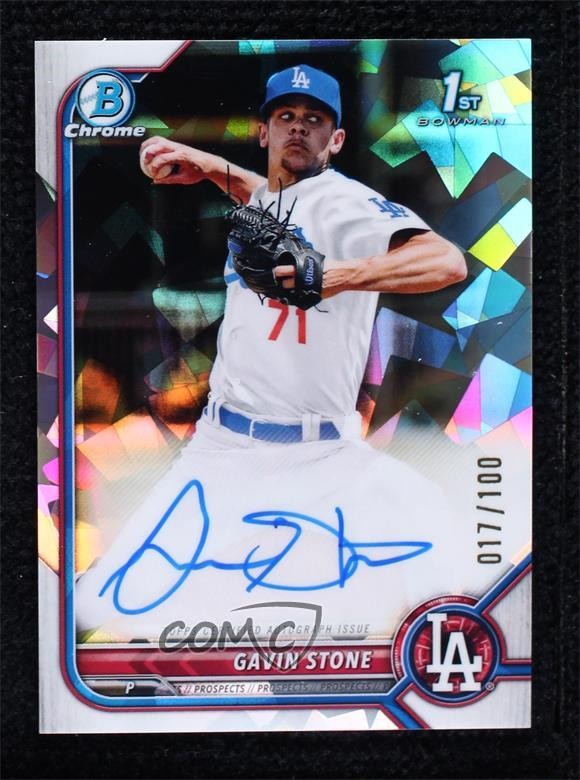 2022 Bowman Chrome Prospect Atomic Refractor /100 Gavin Stone #CPA-GS Auto 0r1r