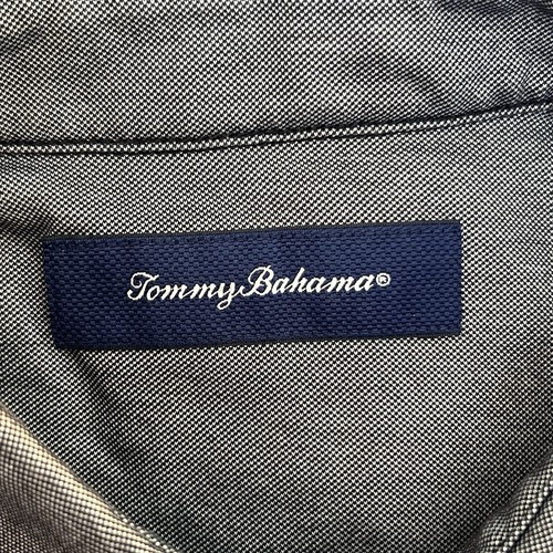 Polo Tommy Bahama manica corta grigia ricamata pesce vela uomo grande - Foto 5 di 14