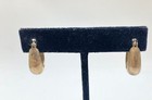Sterling Silver 925 Earring Lot 3 Pairs Filigree Dangle Textured Hoops 15.03g — photo 5