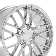 Chrome 18x8.5 Front Wheel Fits Base C6 Corvette Camaro C6 Zr1 5402 Style