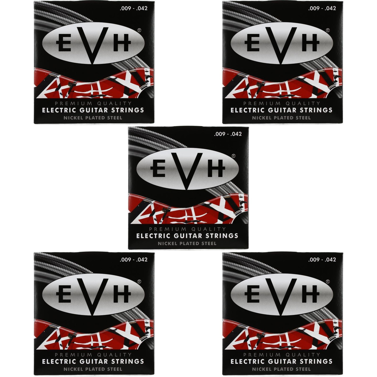 Струны для электрогитары EVH Premium - 009-042 5 шт 5490₽