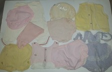 Vintage 1960's Lot of Baby Girl Clothes Newborn - 12 Months - 10 Pieces Total