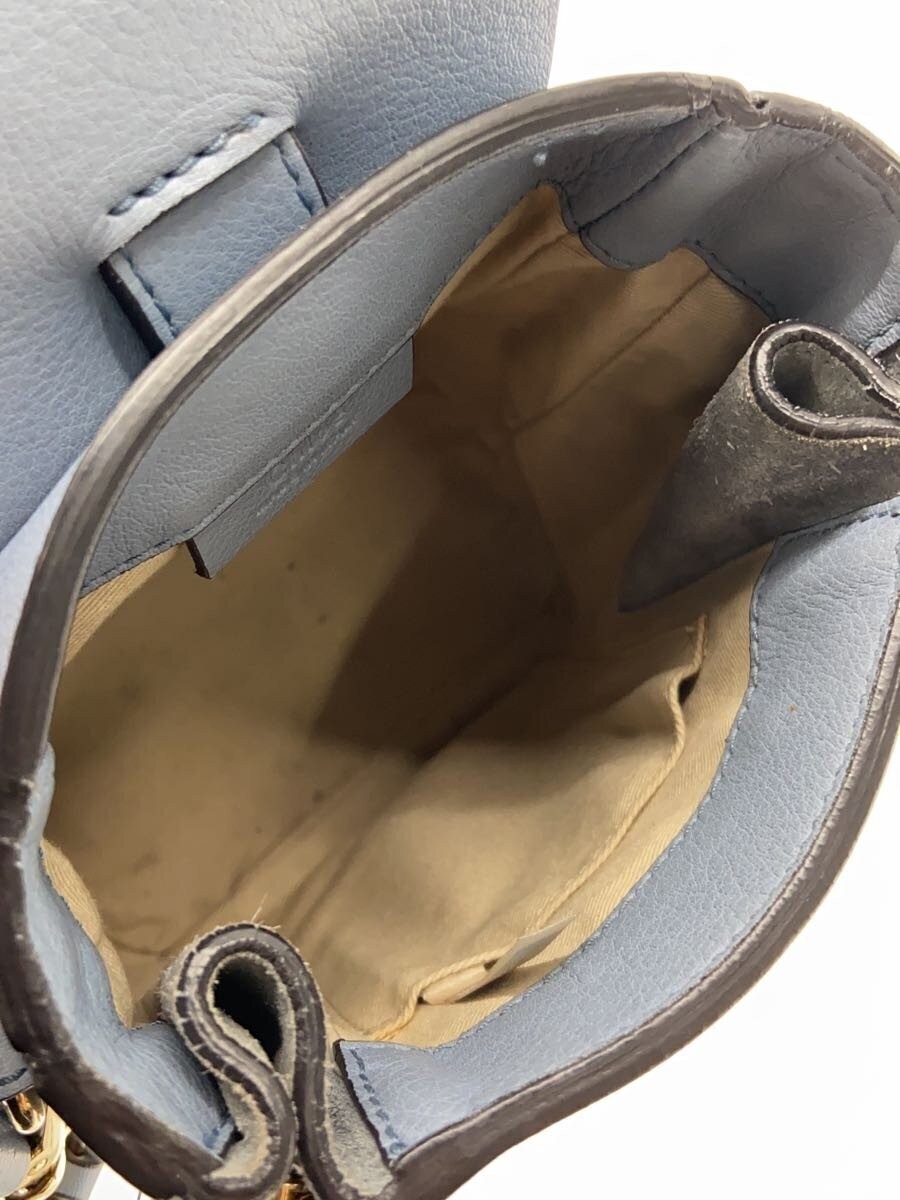 Chloe Backpack Leather BLU Solid 01187565 - image 6