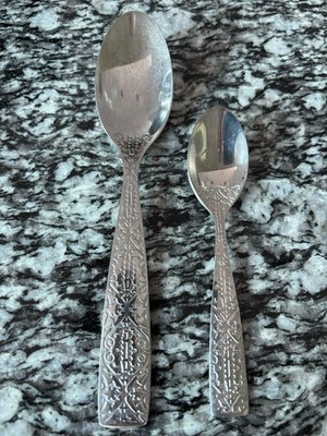 2x KLM Royal Dutch Airlines Large and Small Spoons Marcel Wanders
