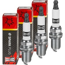 3x CHAMPION Zündkerzen Platin für Mercedes-Benz C-Klasse W203 W204 S204 S203