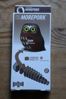 EUGY - 3D Bastelset # Morepork (Riesenschwalm) # Nr.: 036 # aus Neuseeland