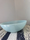 VTG FIRE KING ANCHOR HOCKING DELPHITE BLUE 8 INCH GLASS SERVING BOWL