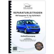 VW Transporter T5 (03-15) Kraftstoffversorgung Dieselmotoren Werkstatthandbuch