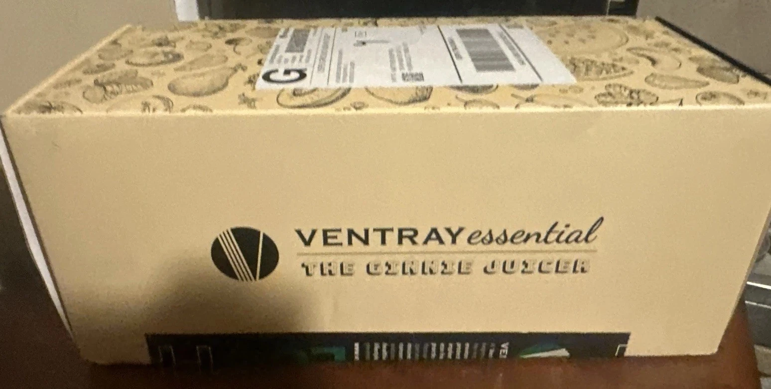 New Ventray Essential The Ginnie Juicer Ve-Ginnie-Blu Slow Masticating Tech.