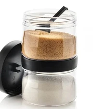 Tupperware Counterscaping Dry Containers Set Of 2 New Used As Display Item