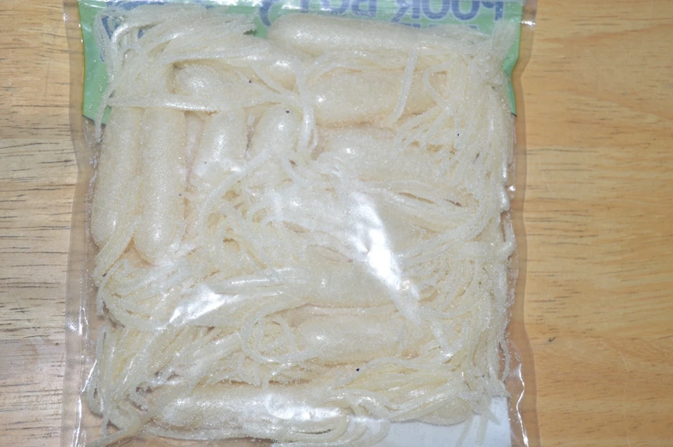 Cebos pobres niños 4" tubo de bajo vertido a mano paquete de 20 pr blanco perla Foto 3 de 3