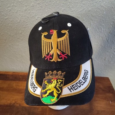 Heidelberg Germany Herman Souvenir Adjustable Hat Embroidery State of Arms