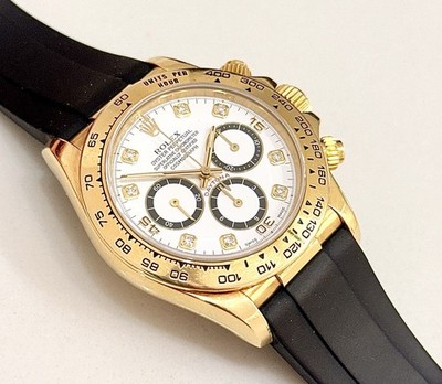 Rolex Cosmograph Daytona 16518 in 750 / 18K Gelbgold Diamond Dial Zenith