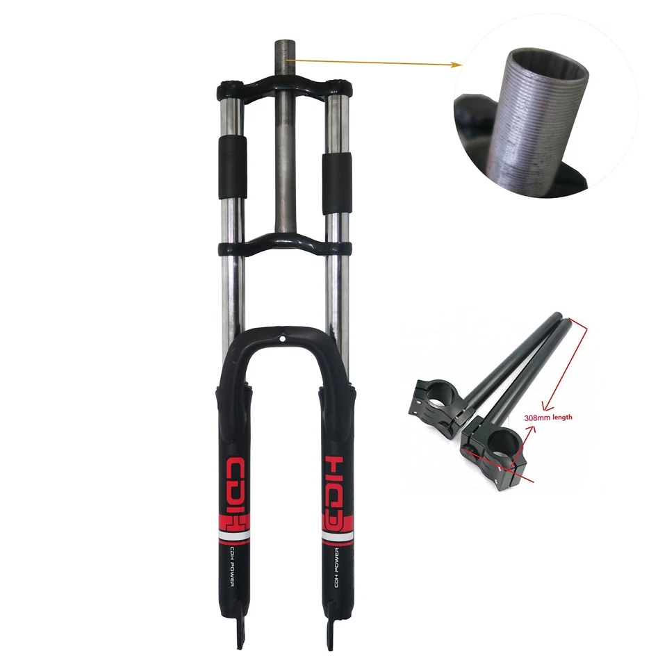 DONSP1986 26'' Bicycle 1" Threaded Suspension Fork headset & CNC 29mm Handle Bar - Image 2 of 4