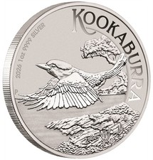 2026 P Australia Silver Kookaburra 1 oz $1 - BU 79.26 per troy oz