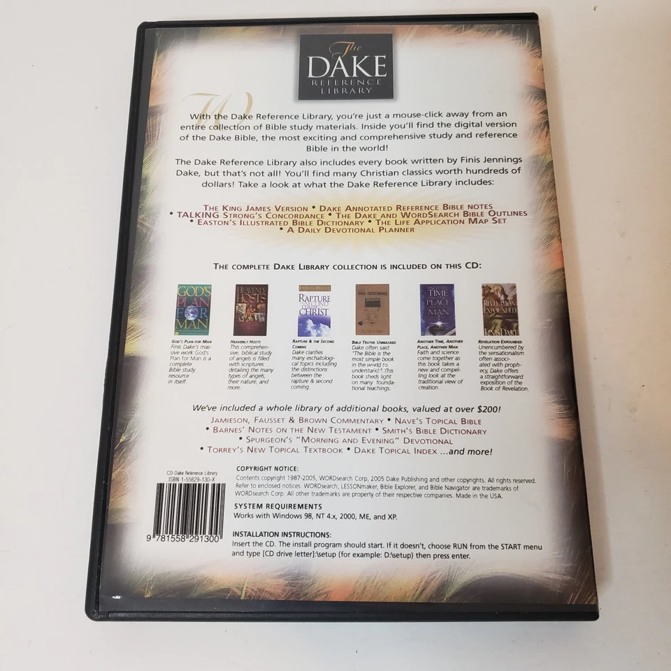 Справочная библиотека Dake версия CD-ROM поиск слов 7 христианская Библия - Изображение 2 из 4