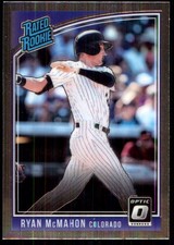 Ryan McMahon 2018 Donruss Optic #39 Rockies MLB READ FREE SHIPPING AutographDen