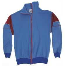 1980s 80s Track Jacket Size S Original VINTAGE Sports Jacket GDR Track Top GDR
