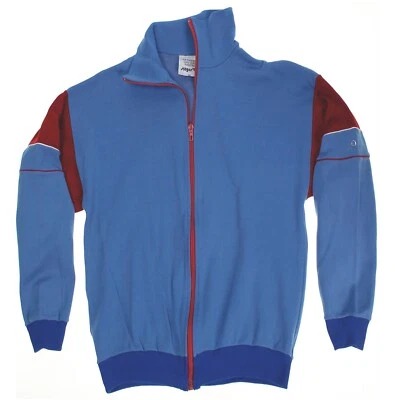 1980er 80s Trainingsjacke (Gr.S) Original*VINTAGE Sportjacke GDR Track Top DDR - Bild 1 von 4
