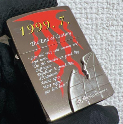 Zippo lighter M.Nostradamus THE END OF CENTURY Unused item 