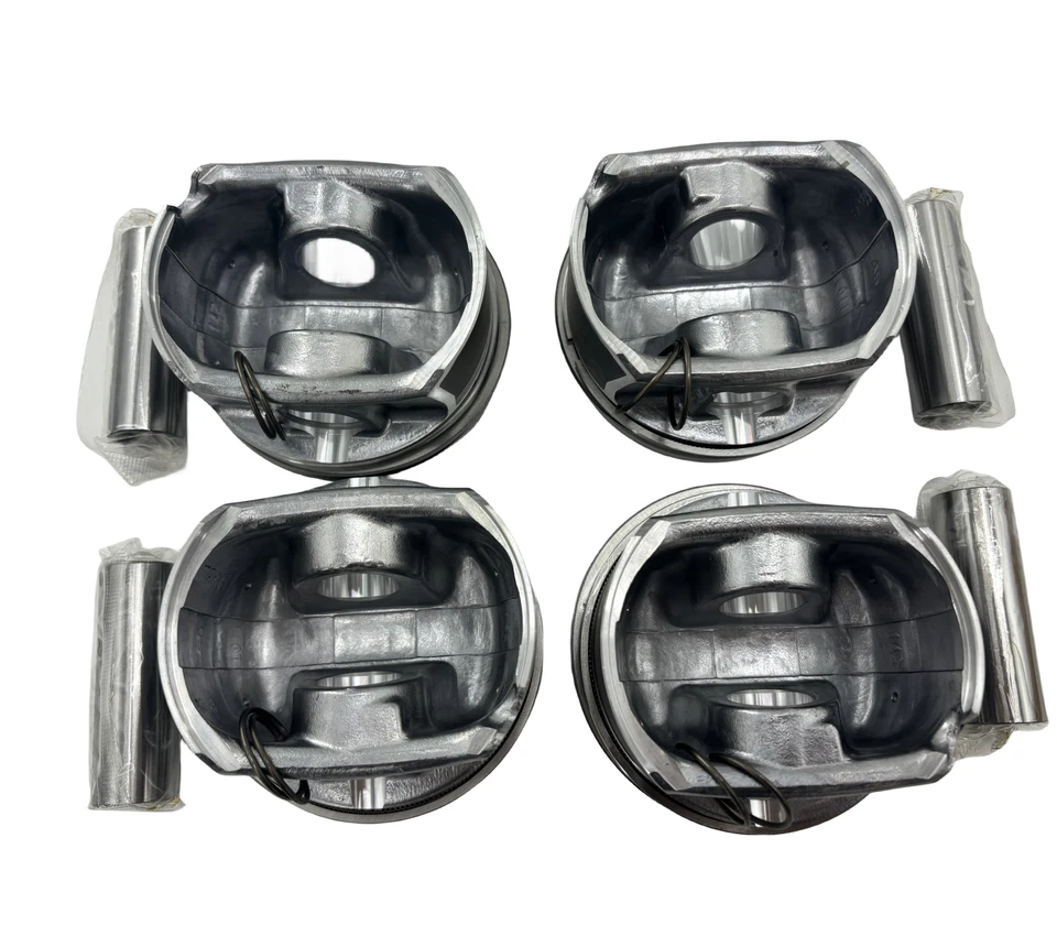 4PCS Pistons & Rings For VW GTI MK5 MKV Audi A3 A4 2.0 TFSI BWA 06D107066C — 第 2/4 张图片