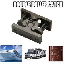 Double Roller Catch Heavy Duty Spring Loaded Door Lock,Cabinet, Stop Catch