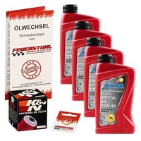 Honda Cb 650 (RC03) 79-82, Alpine 10W40 ÖL + K&N ÖLfilter, MotoröL Set