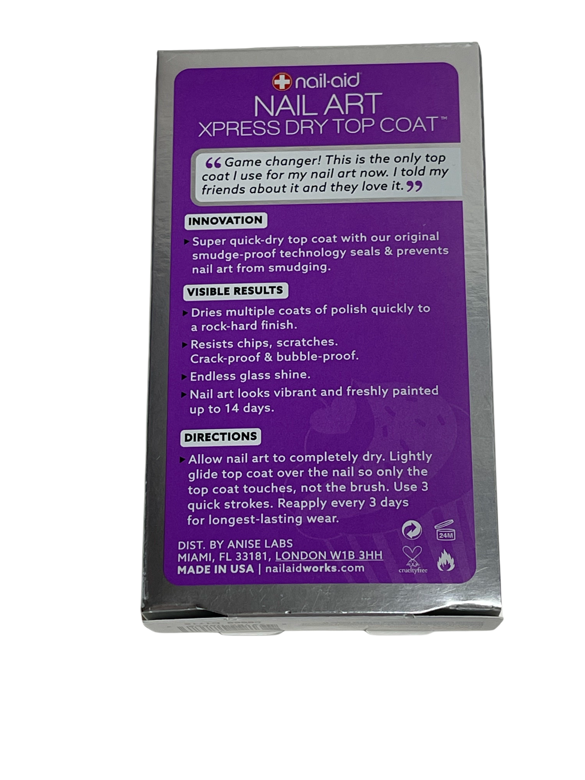 2 Pack NailAid Nail Art Xpress Dry Top Coat eBay