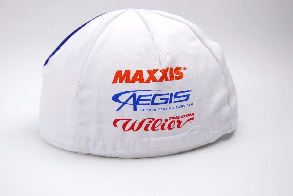 Gorra de ciclismo Team United Healthcare UHC Euro Race azul y blanca OSFM Foto 4 de 4