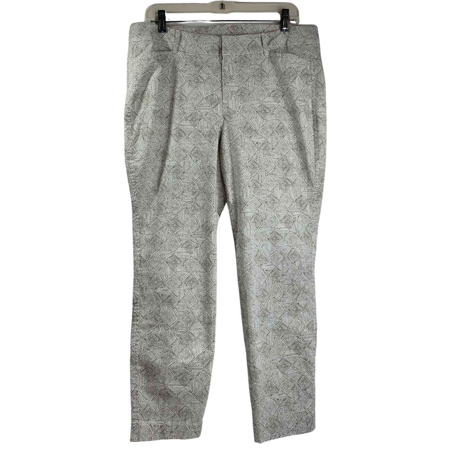 Gap Women's Patterned Pixie Cropped Straight Leg … - image 1